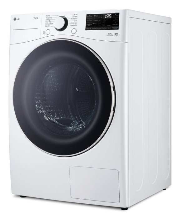 LG 7.8 Cu. Ft 6-Motion DirectDrive® Dryer with Heat Pump – White - DLHC3602W