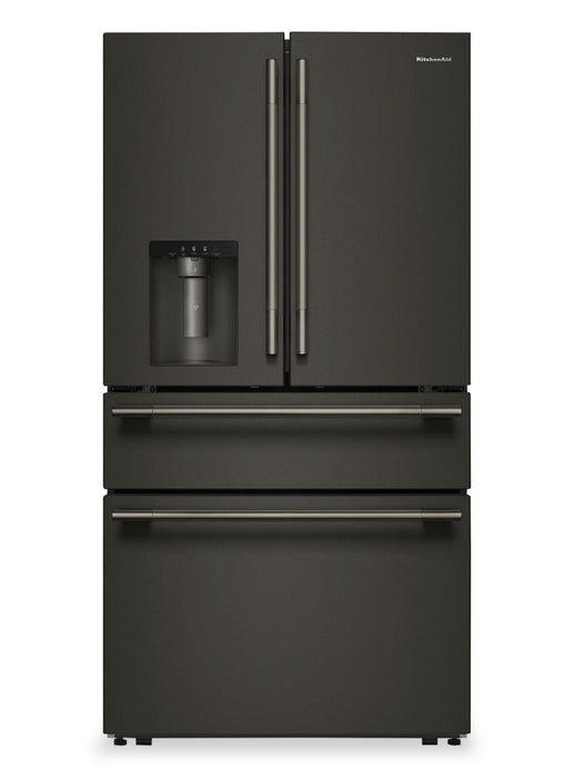 Kitchenaid 29 Cu. Ft. French Door Refrigerator – Black Ore - KRMF436SBE