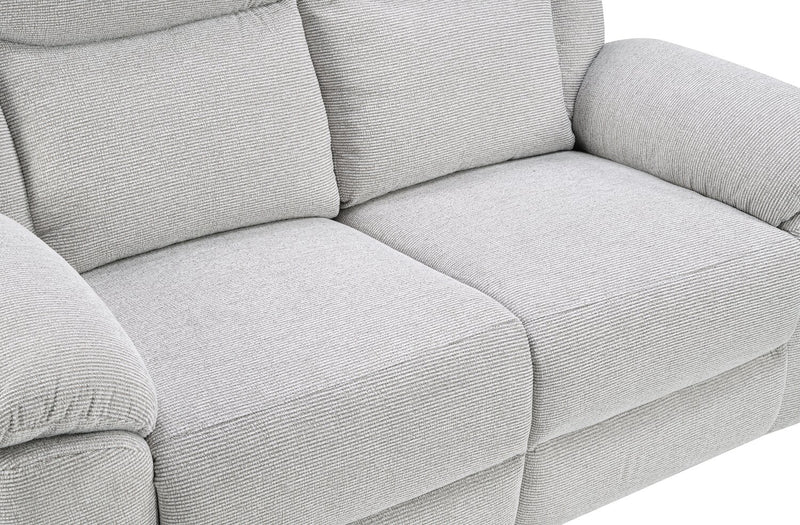 Spencer 65.6\" Chenille Fabric Manual Reclining Loveseat - Grey