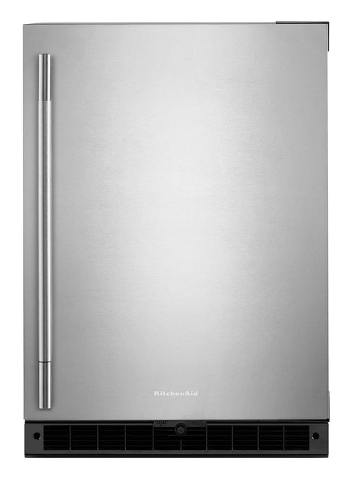 KitchenAid 24\" 5 Cu. Ft. Undercounter Refrigerator – Stainless Steel - KURR124SSB