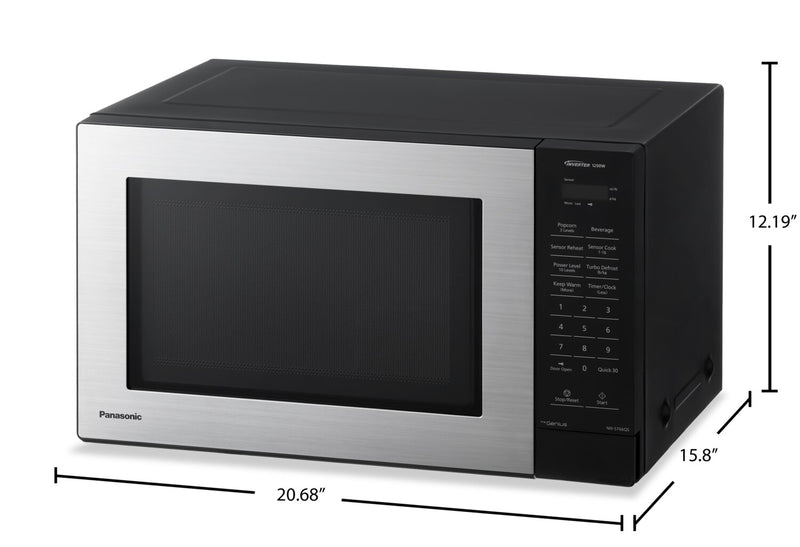 Panasonic 1.2 Cu. Ft. Countertop Microwave Oven – Black - NNST66QSC