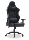 Falcon 30” Ergonomic Gaming Chair with Built-In Bluetooth Speakers & LED Lighting - Black