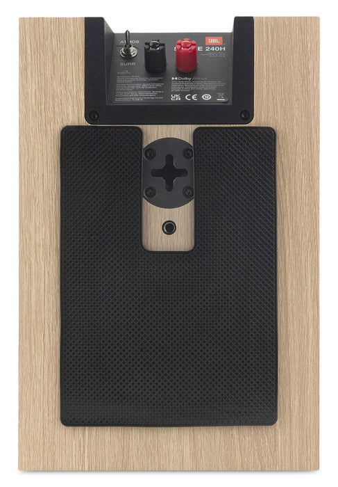 JBL Stage 240H 2-Way 4.5\" Dolby Atmos® Surround Sound Loudspeaker Pair (JBL240HWHT)