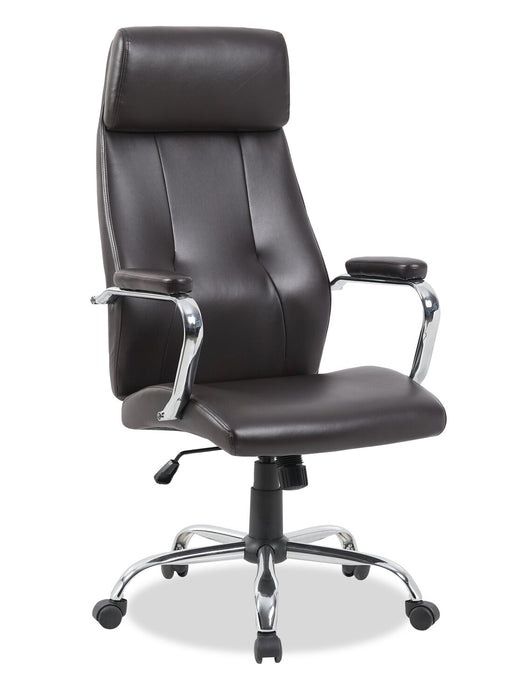 Steadman 24.4\" Office Chair - Dark Brown