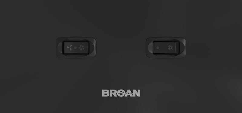Broan GLA1 Series 36\" Under-Cabinet Range Hood – Black - GLA1363BL