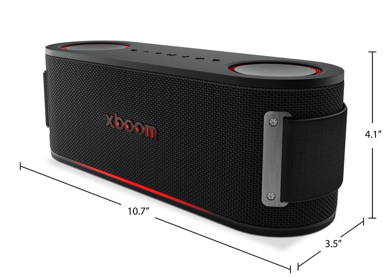 LG xboom Bounce by will.i.am IP67 Water Resistant Bluetooth Portable Speaker (BOUNCE.ACANLBK)