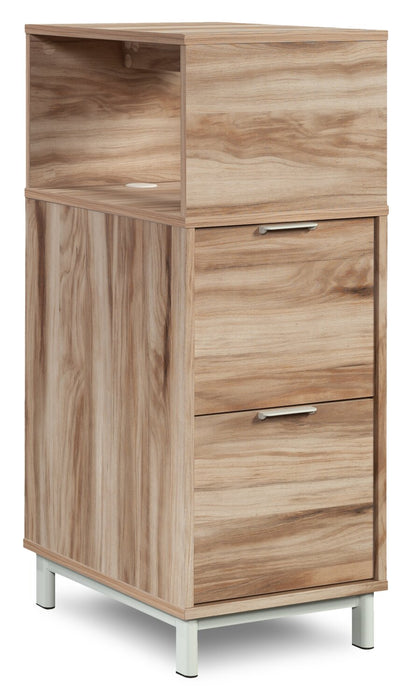 Harrison 15.75\" 2-Drawer Filing Cabinet - Kiln Acacia