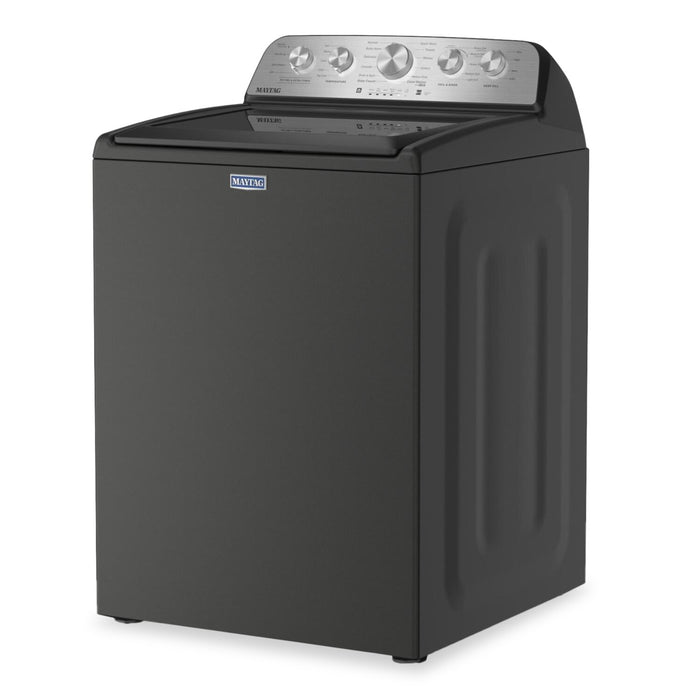 Maytag 5.4 Cu Ft. Top Load Washer with Pet Pro and 7.0 Cu Ft. Gas Dryer – Volcano Black 