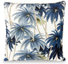 Indoor/Outdoor Palm Tree Accent Pillow - Blue