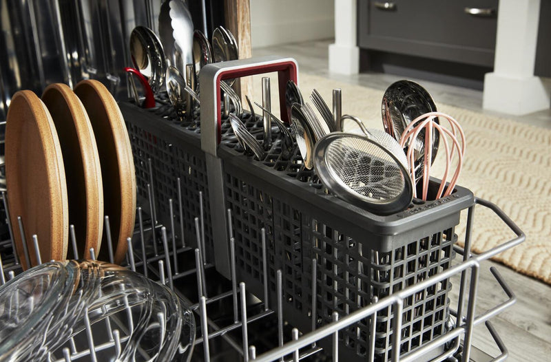 KitchenAid 24\" 44 dBA Dishwasher with 360° Max Jets™ Third Rack – Juniper - KDPS624SJP 