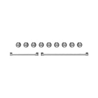 Thor Kitchen Handle and Knob Set for 48” Range in Stainless Steel - CKA-RG48-SS 