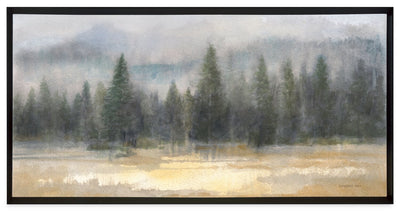Misty Pines Framed Acrylic Painting – 33" x 63" | Peinture acrylique encadrée « Misty Pines » - 33 po x 63 po