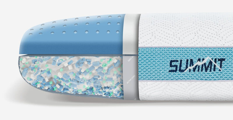 Bedgear Summit 1.0 Performance Queen Pillow – Stomach Sleeper