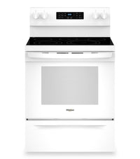 Whirlpool 5.3 Cu. Ft. Electric Range with No Preheat Air Fry - White - YWFES5030RW 