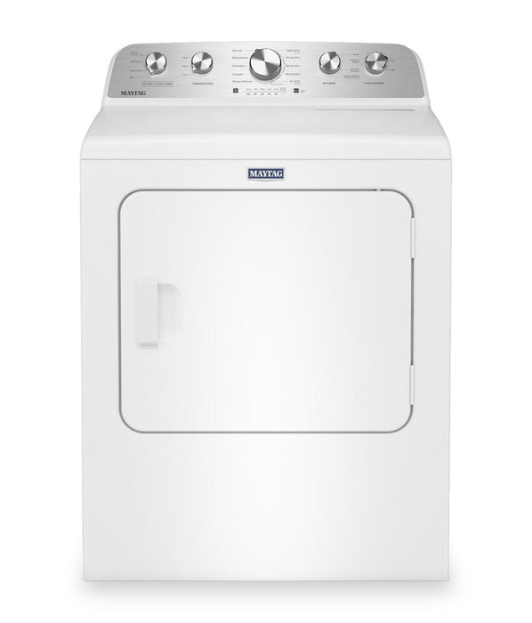 Maytag 5.5 Cu Ft. Top Load Washer with Pet Pro and 7.0 Cu. Ft. Pet Pro Electric Dryer – White