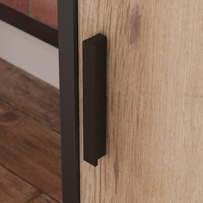 Bradley 45\" Pedestal Office Desk with Cabinet – Prime Oak 