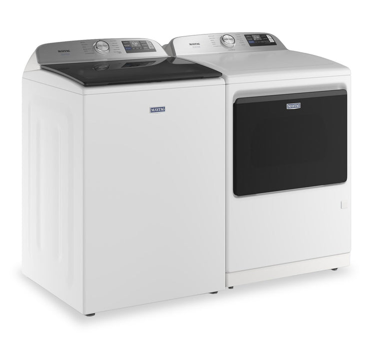 Maytag 6.0 Cu. Ft. Top-Load Washer and 7.4 Cu. Ft. Pet Pro Electric Dryer – White 