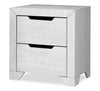 ["Elite Bedside 2-Drawer Nightstand, 22\"W x 23\"H - White"]