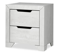 Elite Bedside 2-Drawer Nightstand, 22