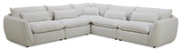 Monaco 5-Piece Sectional - Wheat 