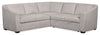 Envy 2-Piece Chenille Fabric Right-Facing Sleeper Sectional - Fog Grey