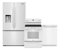 Whirlpool 3-Piece Kitchen Appliance Package – White