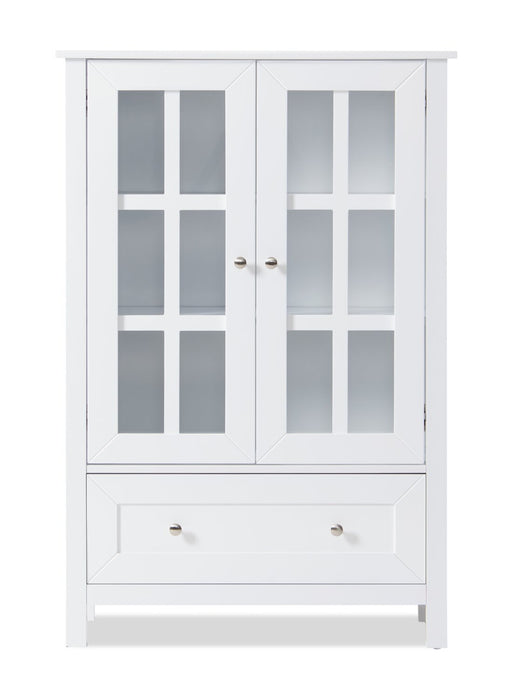 Tessa 31.5\" Storage Accent Cabinet – White 