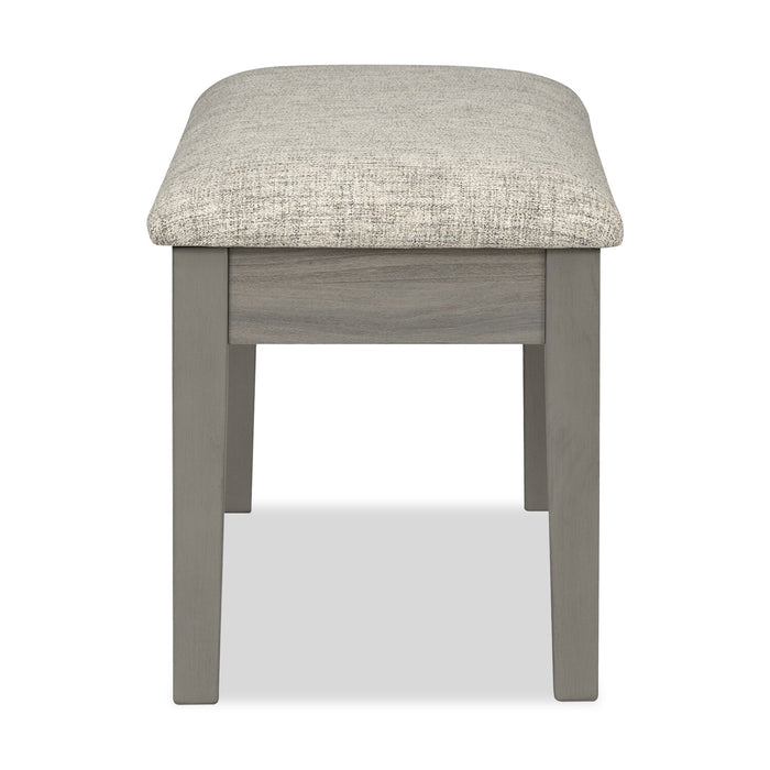 Cove Storage Dining Bench - Grey