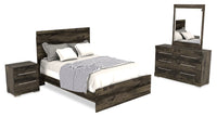 Riley 6-Piece Full Bedroom Set – Grey 