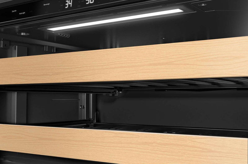  KitchenAid 24\" Beverage Centre with Wood-Front Racks – Juniper - KUBR524SJP