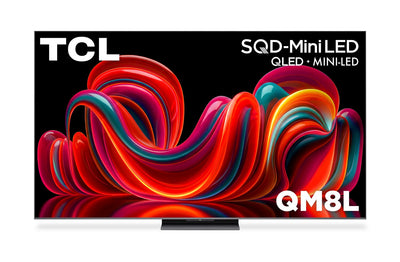 TCL 65" QM8L SQD Mini-LED 4K UHD HDR Smart TV with Google TV (65QM8L) - 2026 Model | Téléviseur intelligent SQD Mini DEL TCL QM8L 4K UHD HDR de 65 po avec Google TV (65QM8L) - modèle 2026