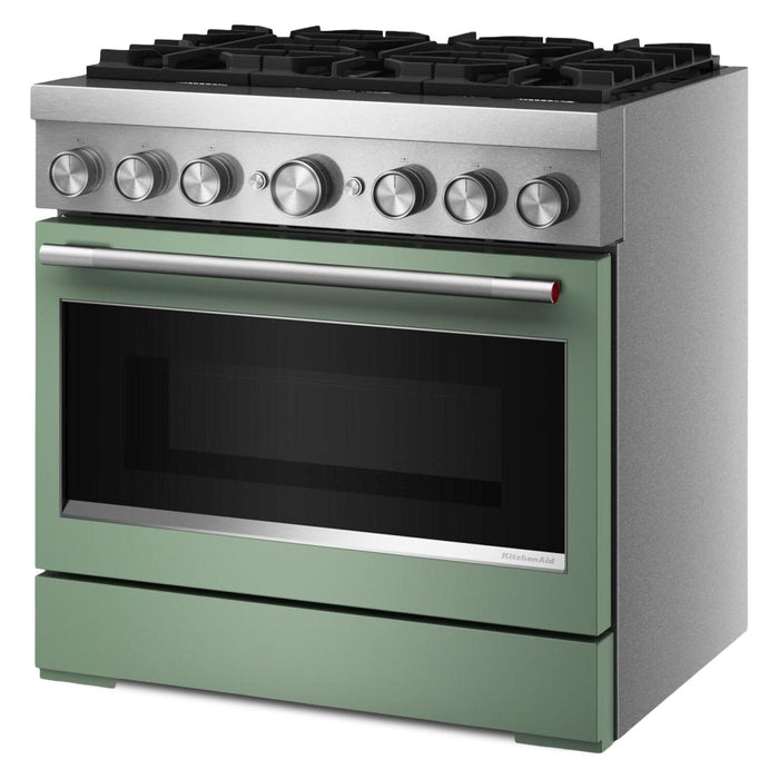 KitchenAid 5.1 Cu. Ft. Dual Fuel Range with No Preheat Air Fry – Cardamom - KFDS936SDC