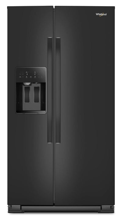 Whirlpool 36" 28.7 Cu. Ft. Side-by-Side Refrigerator – Black - WRSF5536RB | Réfrigérateur Whirlpool de 28,7 pi³ et de 36 po à compartiments juxtaposés - noir - WRSF5536RB | WRSF553