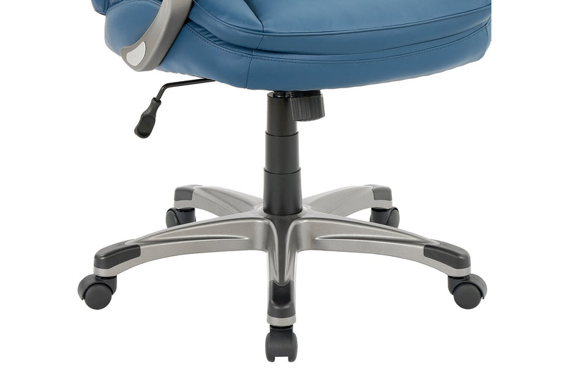 Sealy® Posturepedic Palisade 28\" Adjustable Ergonomic Office Chair - Blue