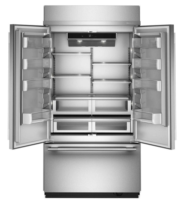 KitchenAid 42\" 24.2 Cu. Ft. French Door Bottom Mount Refrigerator - Stainless Steel - KBFN542SPS