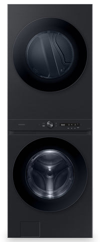 Samsung 5.3 Cu. Ft. Front-Load Steam Laundry Hub - Black Stainless Steel - WH46DBH550EVAC 