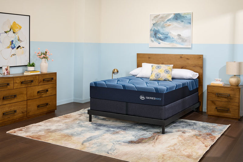Serta iSeries NXG1200 Tight Top Firm King Mattress Set