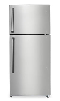 Danby 29.5” 18.1 Cu. Ft. Top Mount Refrigerator – Stainless Steel - DFF180E2SSDB 