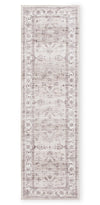 Aylin Ivory Washable Runner Area Rug - 2’ x 7’