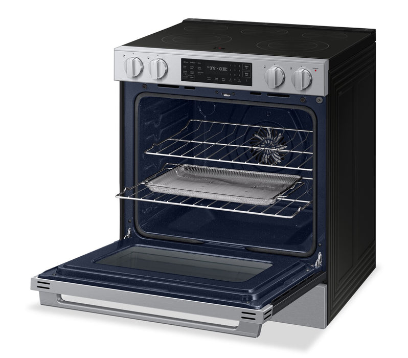 Samsung Bespoke 6.3 Cu. Ft. Slide-In Electric Range with No-Preheat Air Fry Max - NSE70H63SR