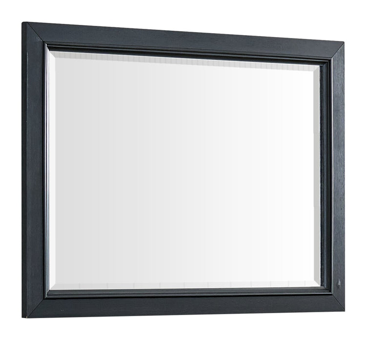 Casa Bedroom Dresser Mirror, Attachable, Wall Hanging, Wood - Black