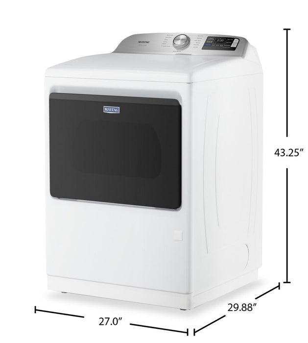Maytag 7.4 Cu. Ft. Pet Pro Gas Dryer - White - MGD7205RW 