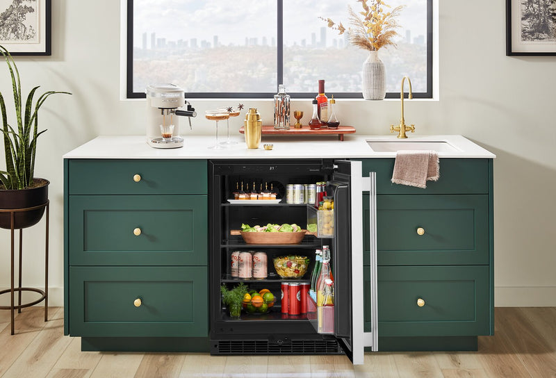 KitchenAid 24\" 5 Cu. Ft. Undercounter Refrigerator – Stainless Steel - KURR124SSB