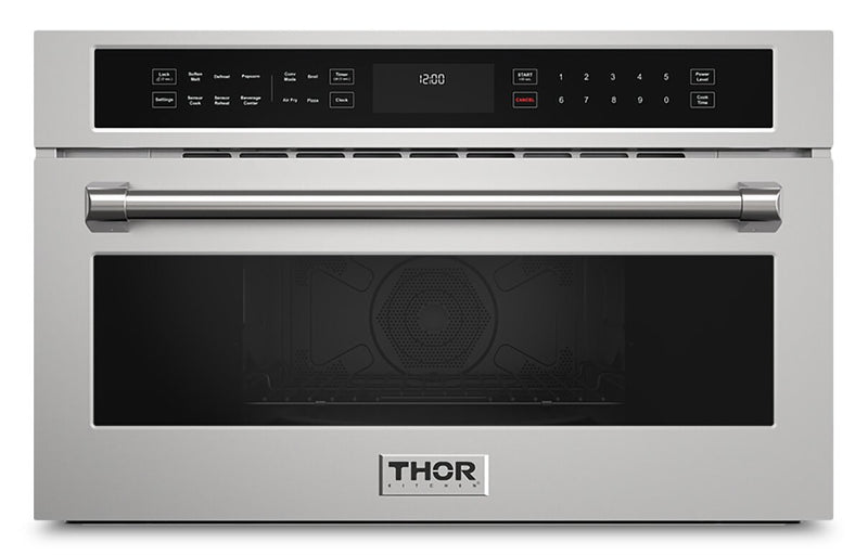 Thor Kitchen 1.6 Cu. Ft. Built-In Professional Microwave Oven with Air Fry – Stainless Steel - TMO30H