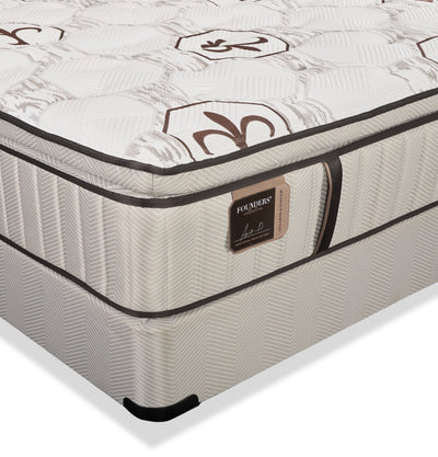 Stearns & Foster® Burnley Luxury Pillowtop Medium Full Mattress Set | Ensemble matelas moyen luxueux à plateau-coussin Burnley de Stearns & Foster pour lit double