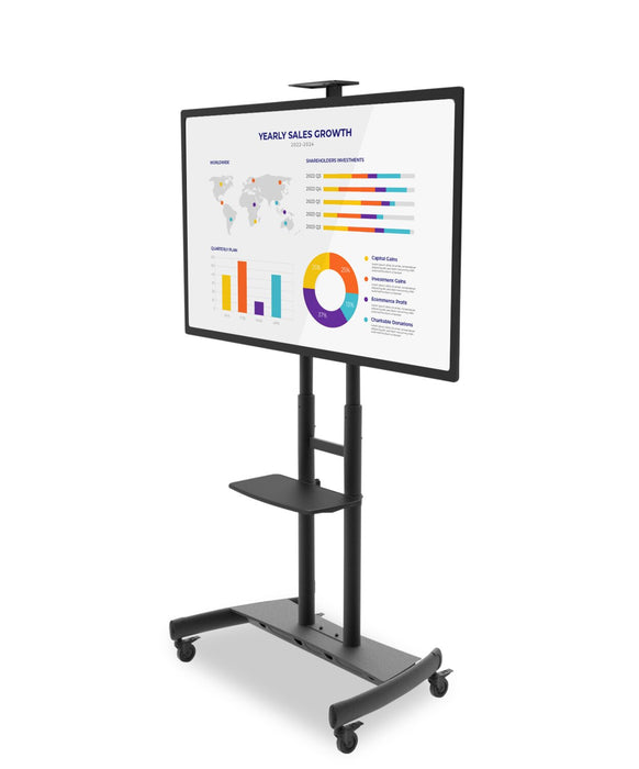 Kanto Rolling TV Cart for 55\" – 86\" TVs 