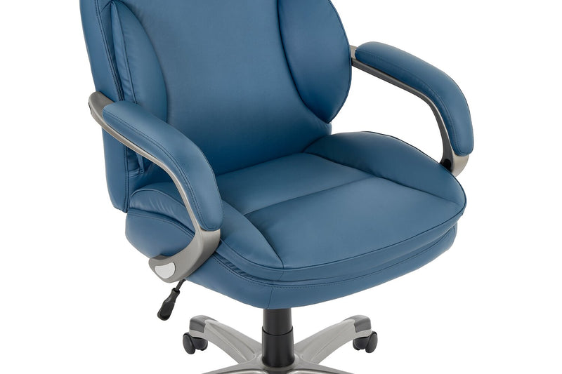 Sealy® Posturepedic Palisade 28\" Adjustable Ergonomic Office Chair - Blue
