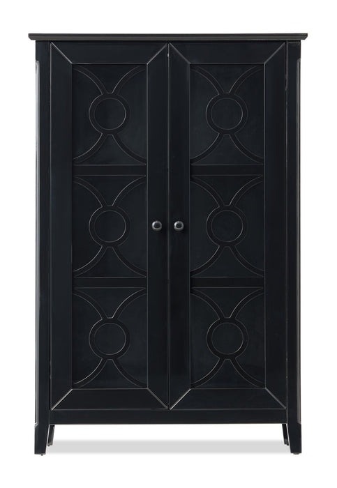Stella 31.5\" Storage Accent Cabinet – Black