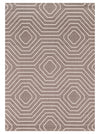 Suri 5'3\" x 7'7\" Geometric Area Rug – Brown