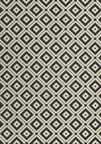 Silas Black Outdoor Patio Area Rug - 7’ x 10’ 